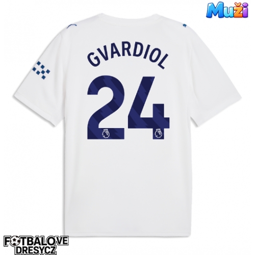 Manchester City Josko Gvardiol #24 Alternativní Dres 2026-27 Krátký Rukáv Manchester City Josko Gvardiol #24 Alternativní Dres 2026-27 Krátký Rukáv